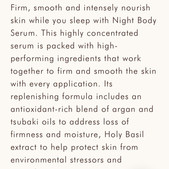 Moroccanoil Night Body Serum NEW 1.7 oz firm & smooth - Picture 4 of 7